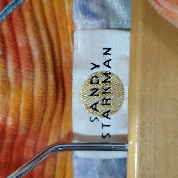 Sandy Starkman Colorful Floral Patchwork Jacket Small - Picture 2 of 10